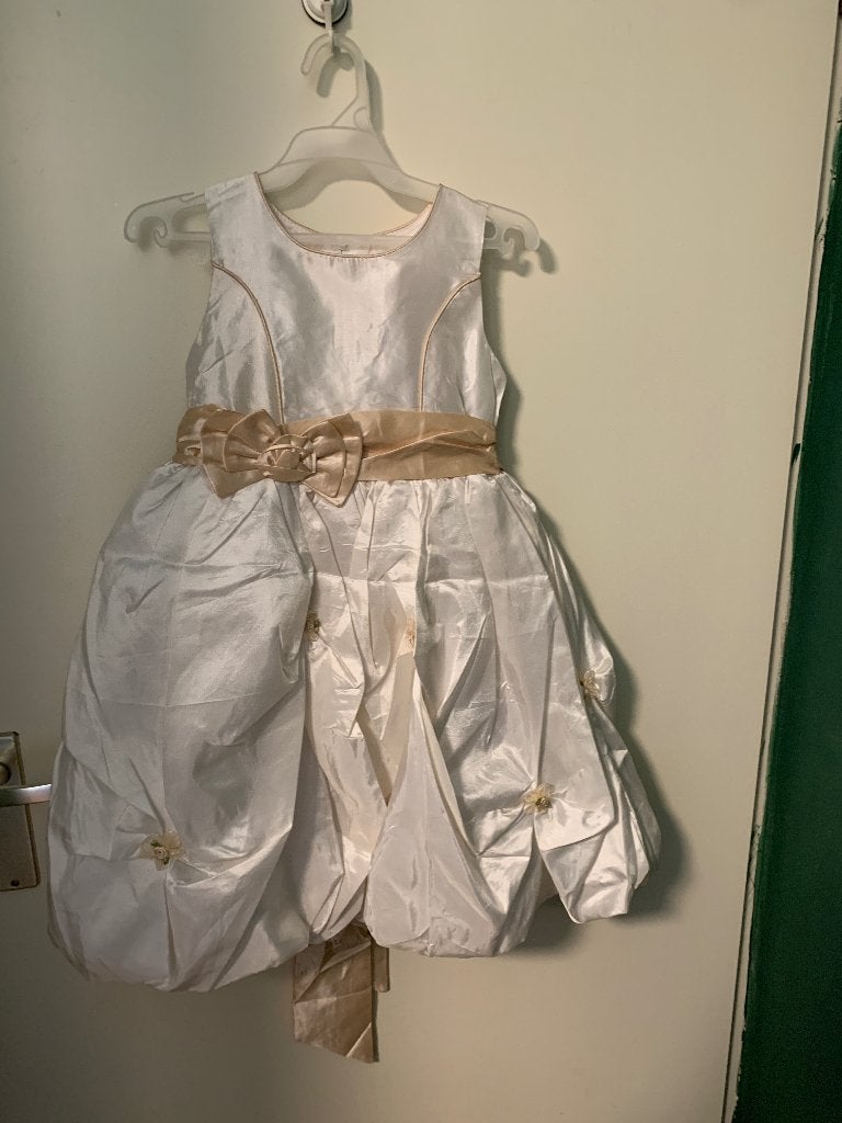creme beige feestjurkje maat 80, Meisje, Jurkje of Rokje, Nieuw, Ophalen of Verzenden