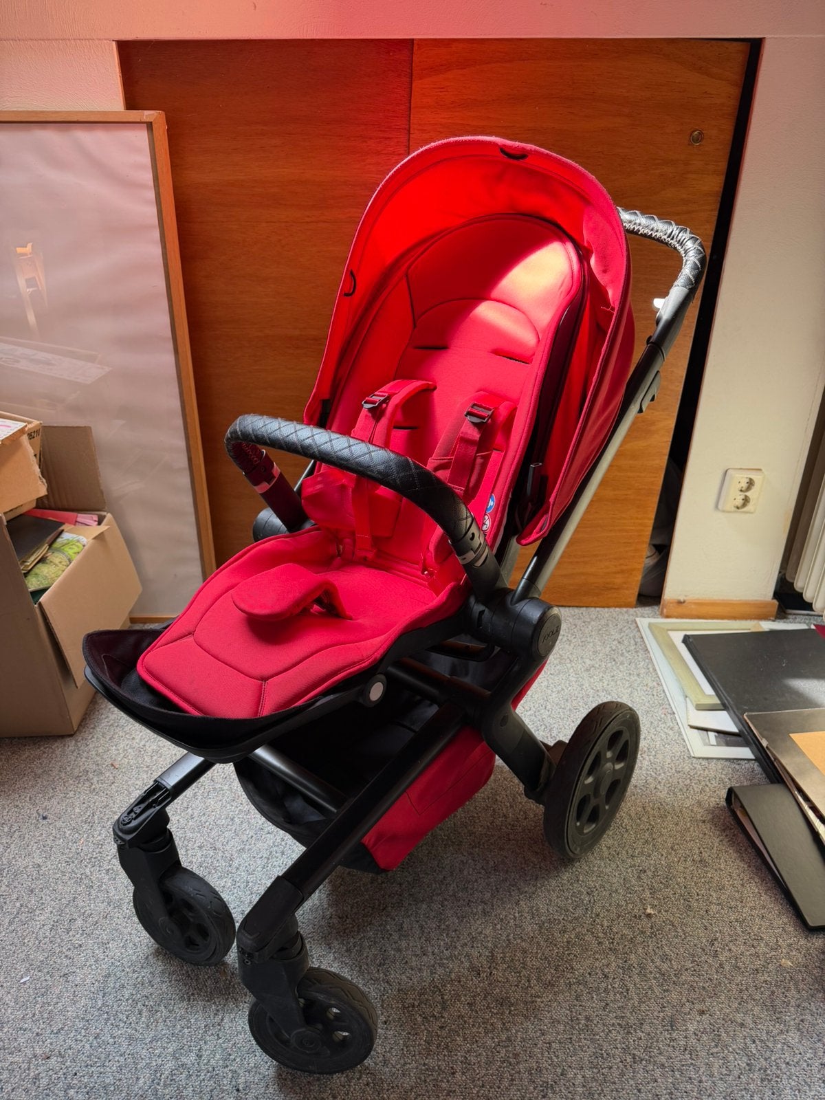 Joolz Hub kinderwagen / buggy (Rood) incl. Cocon & Matrasje, Ophalen of Verzenden, Gebruikt, Overige merken