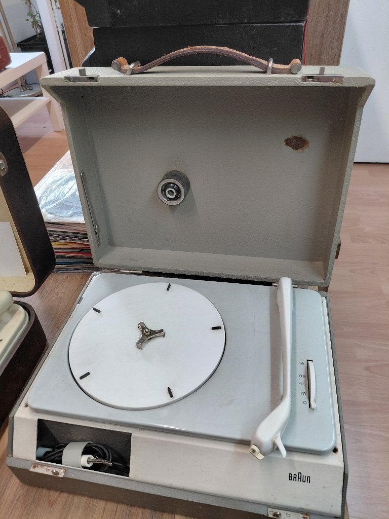 Braun draagbare platenspeler, Ophalen, Gebruikt, Platenspeler, Overige merken