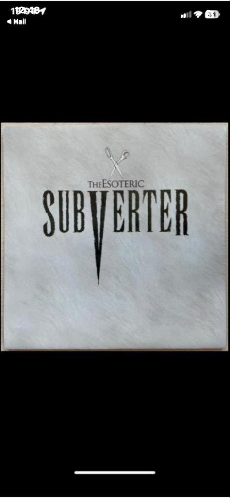 The Esoteric - Subverter CD, Ophalen of Verzenden, Gebruikt