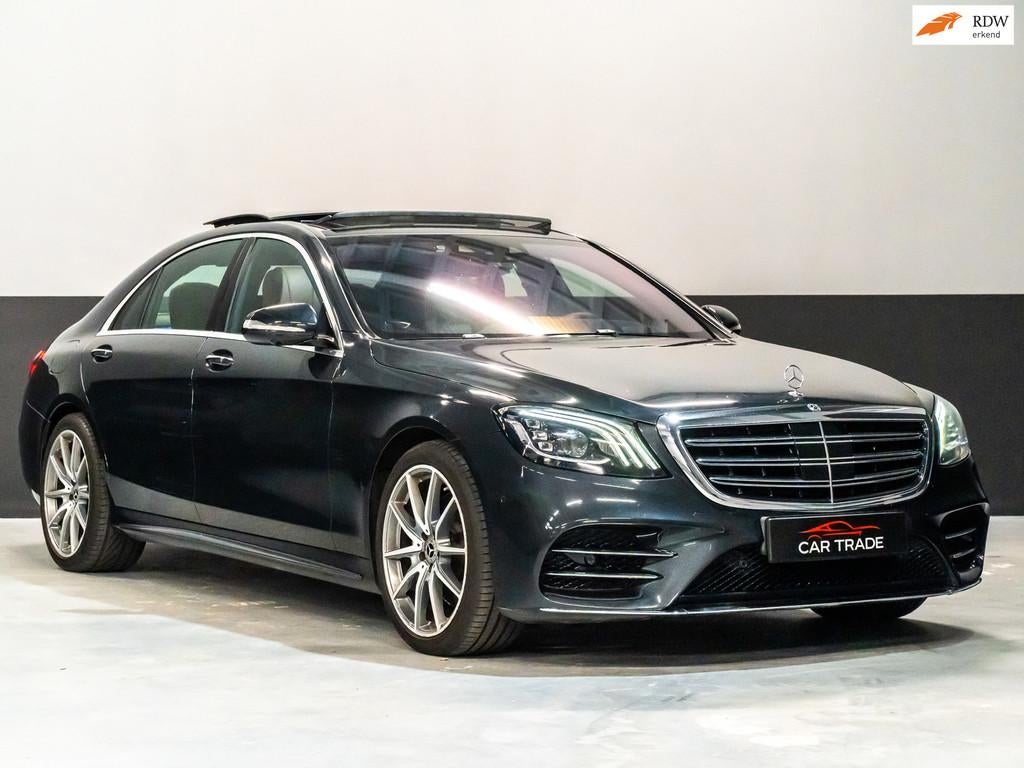 Mercedes-Benz S-klasse 400d 4Matic Lang AMG Premium Plus Pan, Auto's, Mercedes-Benz, Automaat, 2005 kg, Gebruikt, Euro 6