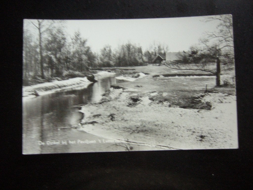 DE  LUTTE  OV =  DE DINKEL BIJ PAVILJOEN T, LUTTERZAND, Verzamelen, Ophalen of Verzenden, 1940 tot 1960, Ongelopen, Overijssel