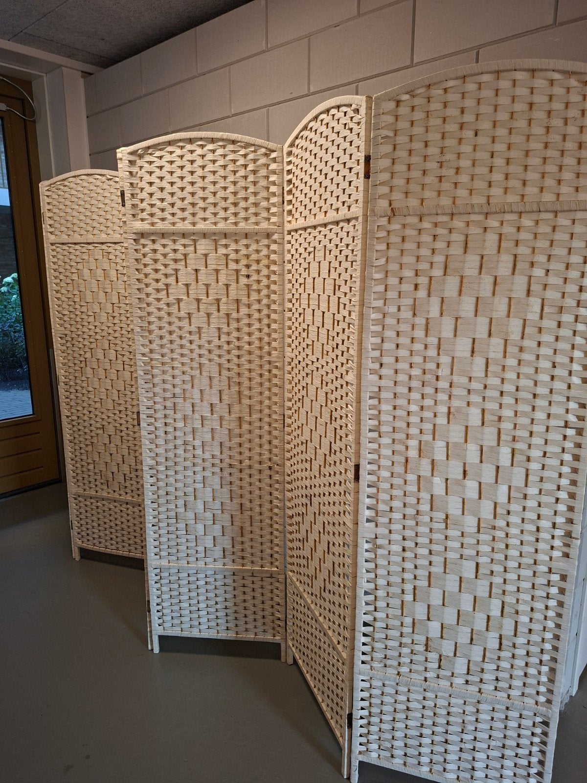 Te koop: Rotan Kamerscherm 6 Delig (Nieuwstaat), Huis en Inrichting, Woonaccessoires | Kamerschermen, Ophalen, Nieuw