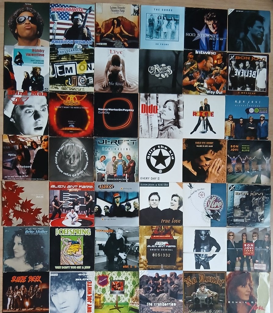 Partij van 260 Rock / Pop CD Singles / CD Maxisingles, Ophalen of Verzenden, Zo goed als nieuw, Rock en Metal