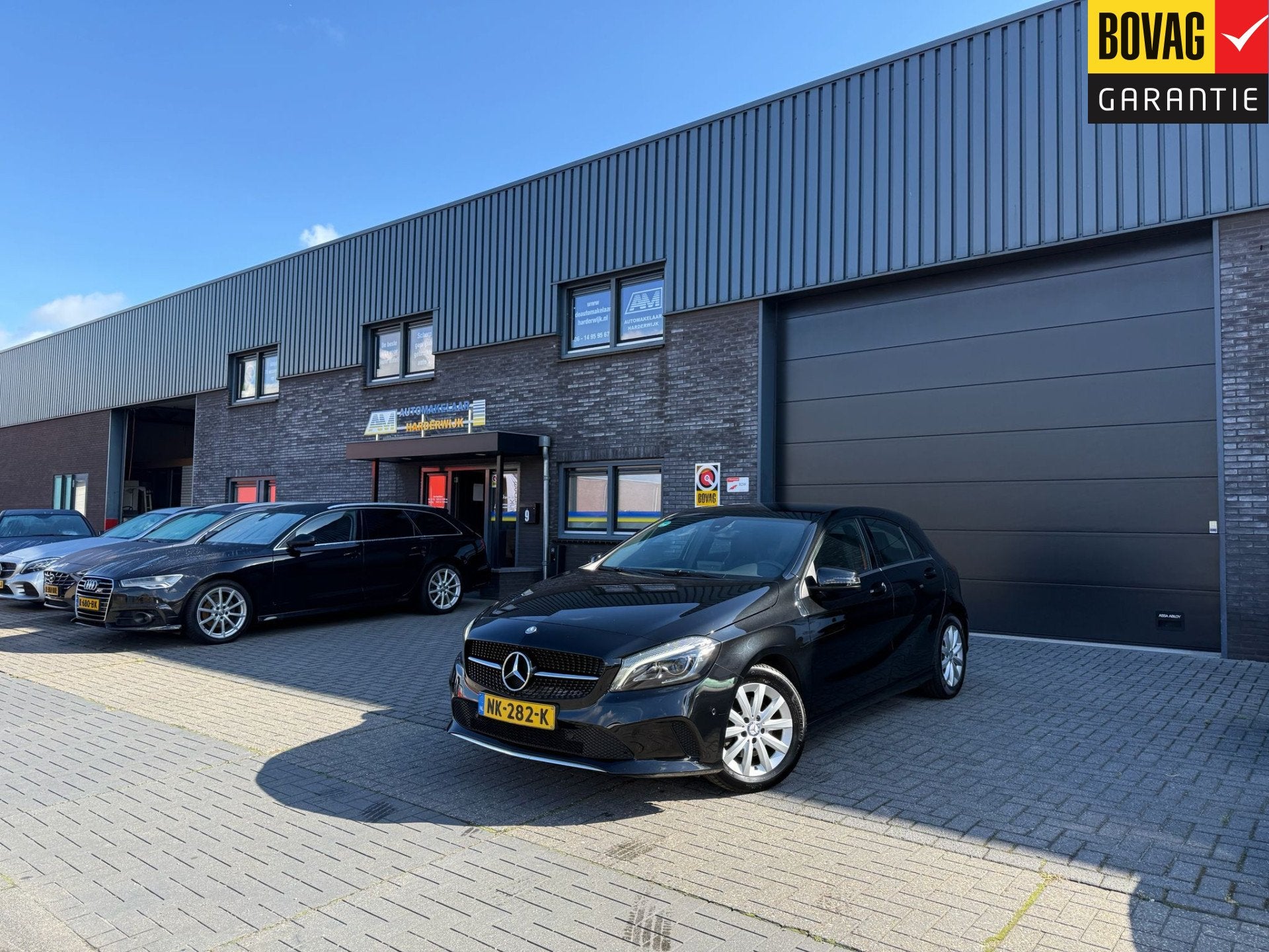 Mercedes-Benz A-Klasse 160 Ambition | 2E EIGENAAR | 3/6/12MN, Auto's, 4 cilinders, Leder en Stof, Zwart, Bedrijf