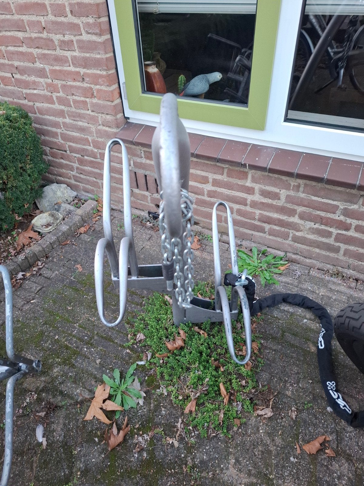 twee stevige fietsenstandaard  ophalen 24 oktober na 13 uur, Ophalen, Gebruikt