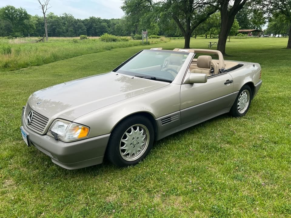 Mercedes-Benz SL-Klasse 500SL (bj 1995, automaat), Auto's, Oldtimers, Automaat, Achterwielaandrijving, 4973 cc, Cabriolet