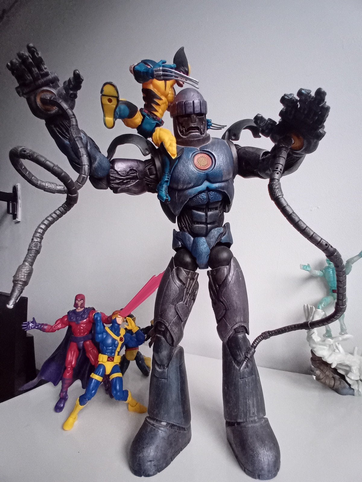 2005 Toybiz BAF Marvel Legends x-men Sentinel, Ophalen of Verzenden, Zo goed als nieuw