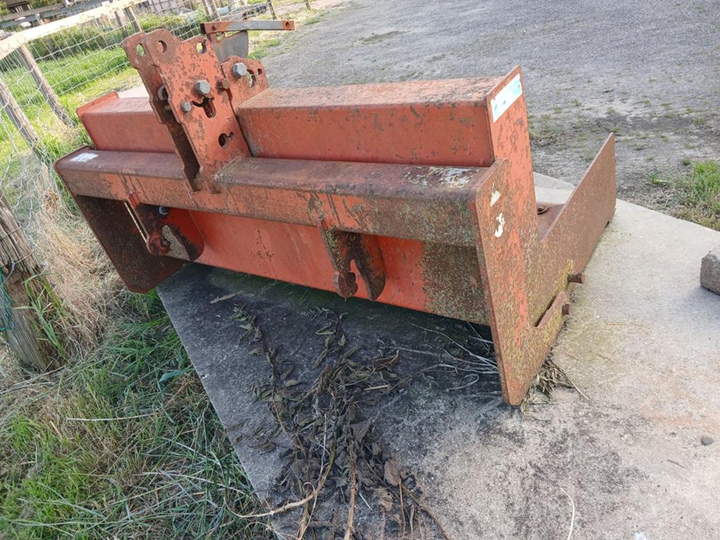 Hekamp grondbak 1.50, Ophalen, Gebruikt, IJzer