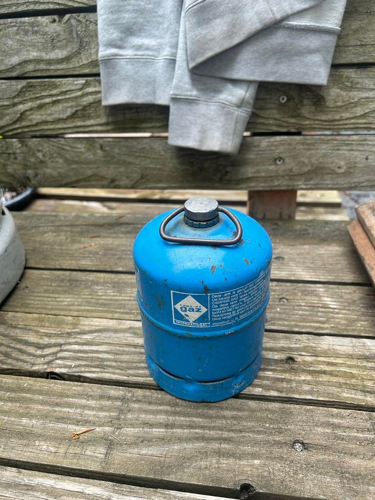 Campingaz gasfles 907 (leeg), Ophalen, Gebruikt