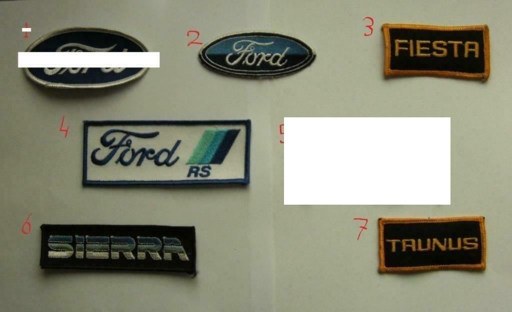 Ford patches rs fiesta sierra taunus badge padge vintage, Verzenden, Nieuw, Auto's