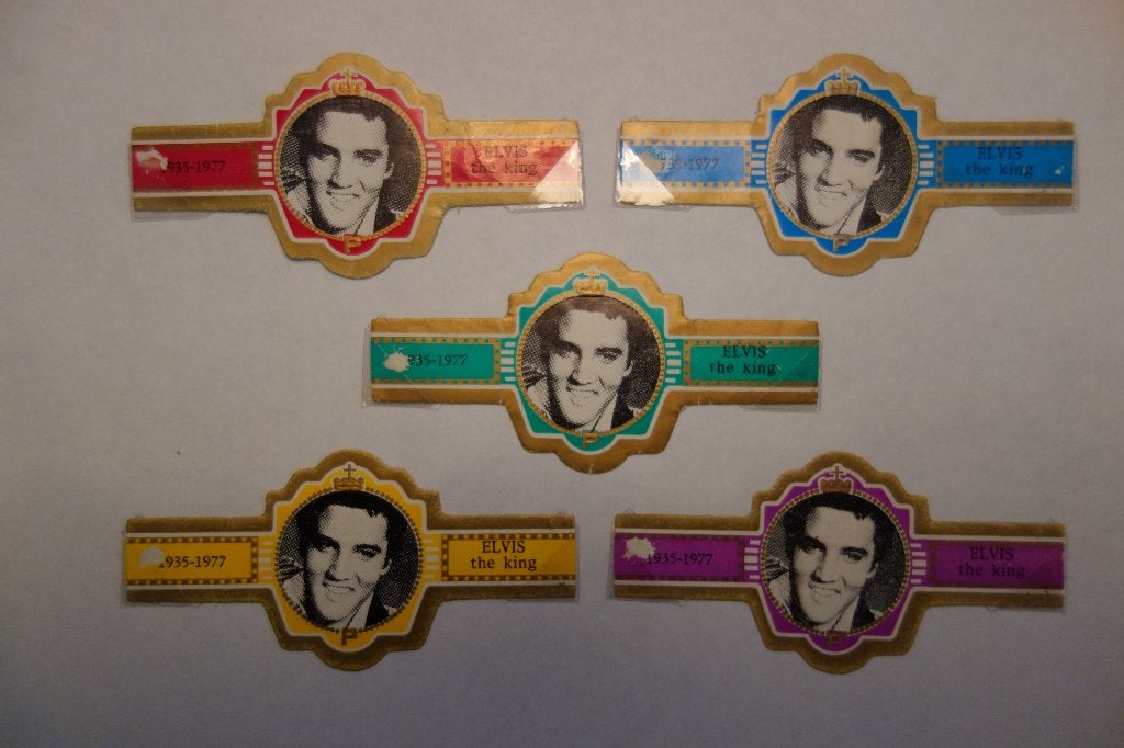 Sigarenbanden afbeelding Elvis Presley, Ophalen of Verzenden, Zo goed als nieuw, Overige typen