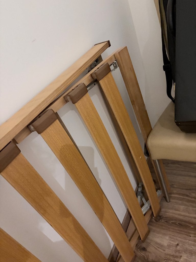 Bed compleet, Ophalen, 90 cm, Eenpersoons, Zo goed als nieuw