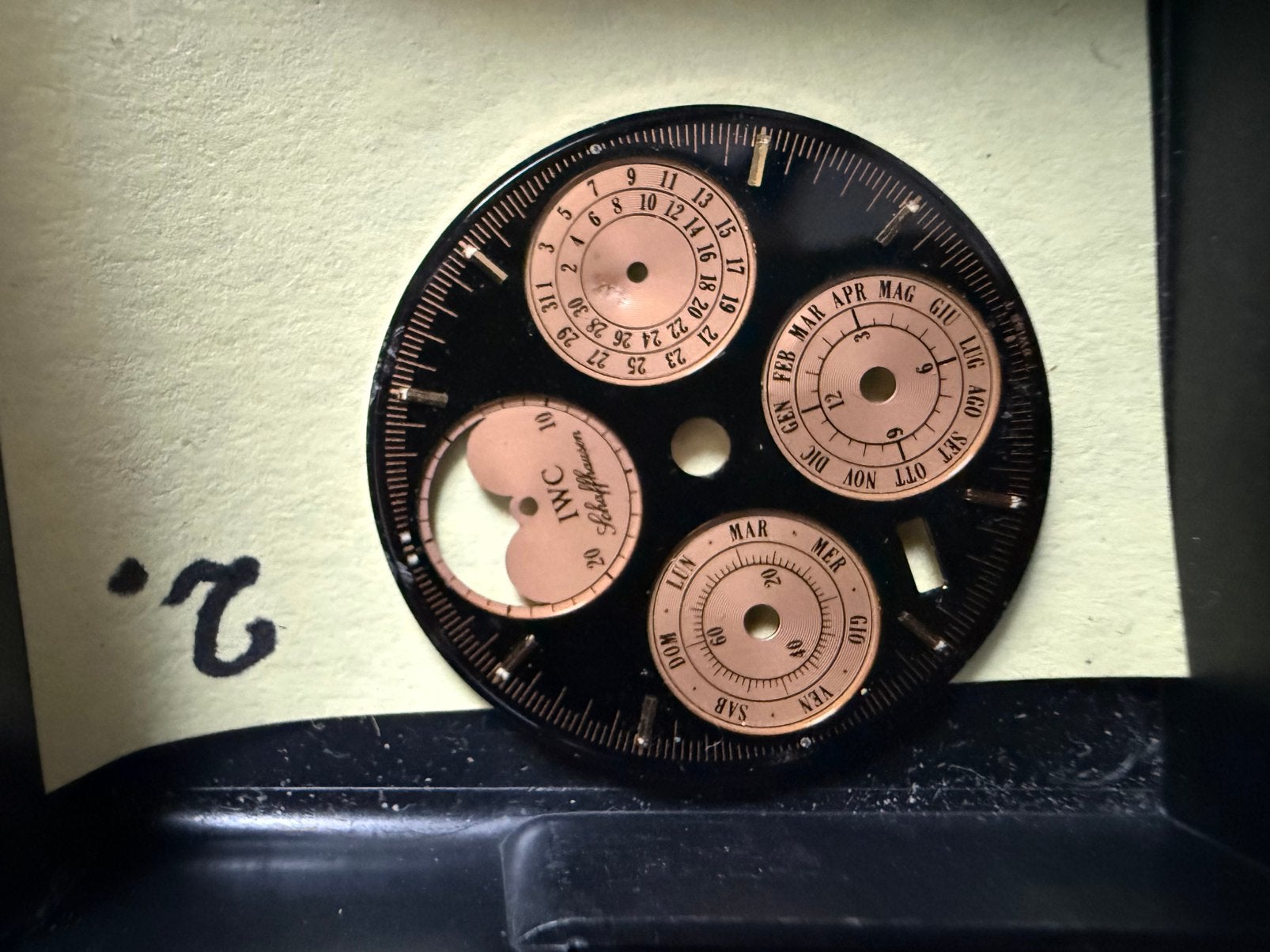 Iwc Horloge plaat da vinci 30 mm, Ophalen of Verzenden, Overige merken