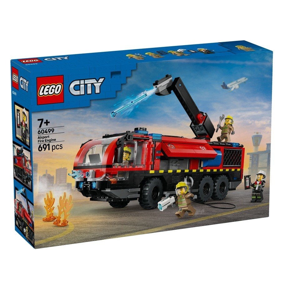 LEGO City 60499 Luchthaven Brandweertruck * ’t LEGOhuis *, Lego, Nieuw, Ophalen of Verzenden, X