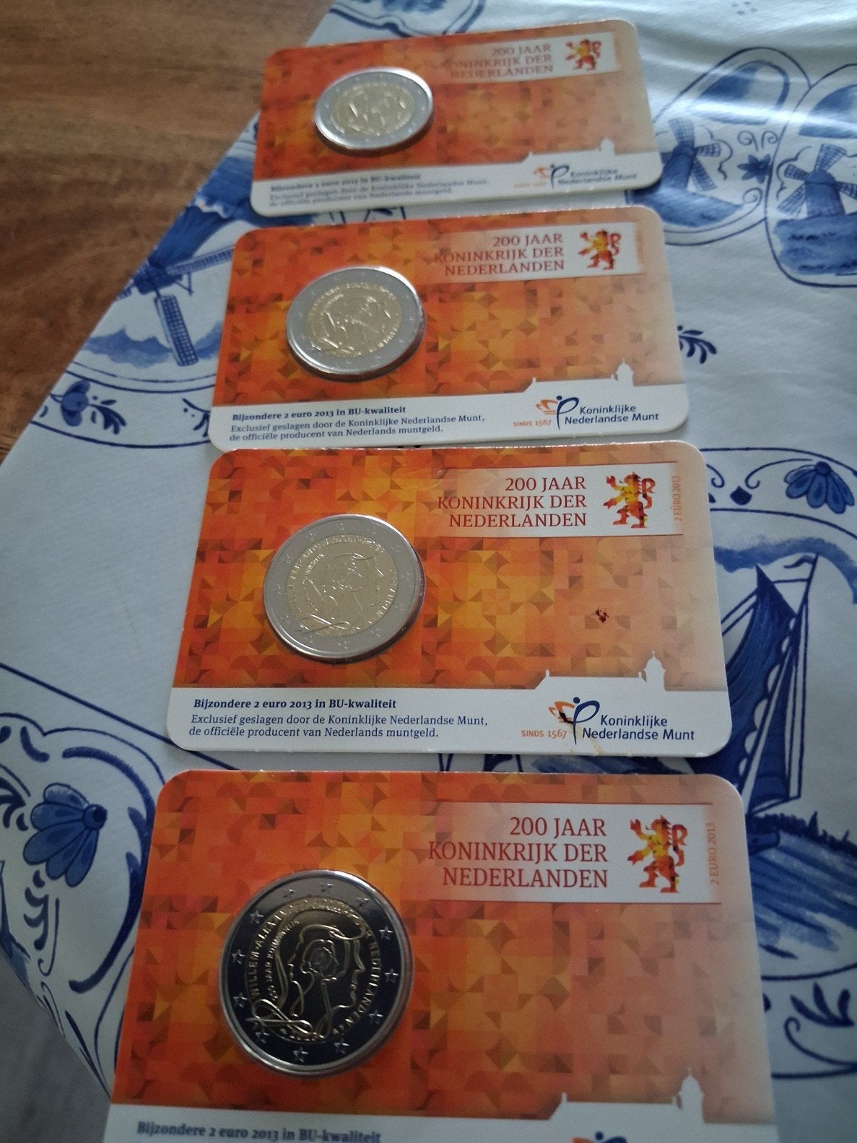2 euro 2013 200 jaar Koninkrijk, Postzegels en Munten, Ophalen of Verzenden, Koningin Beatrix, Euro's