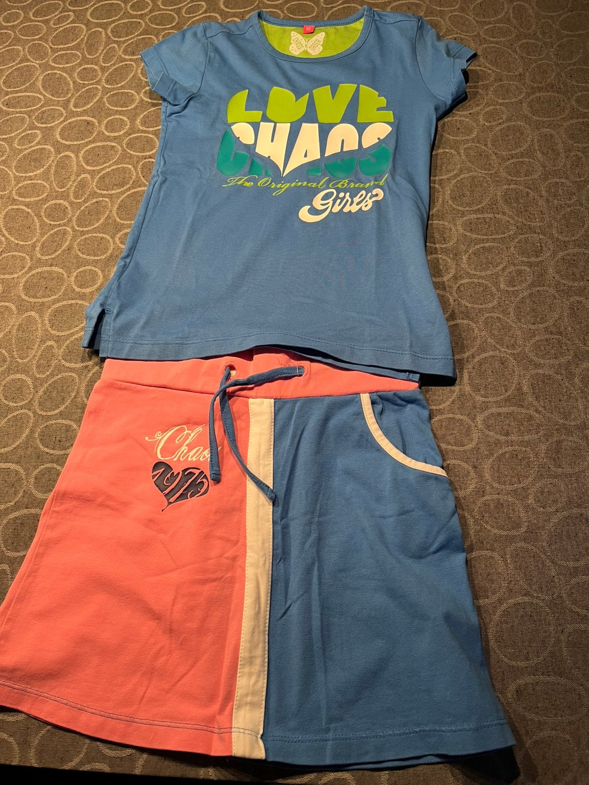 T-shirt met rokje, Kinderen en Baby's, Kinderkleding | Maat 122, Ophalen of Verzenden, Zo goed als nieuw, Meisje, Jurk of Rok