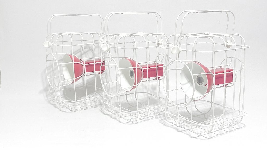 Matali Crasset x Ikea PS2017 lamp roze led draadstaal design, Duiven 1, Ikea, Ophalen of Verzenden, Zo goed als nieuw