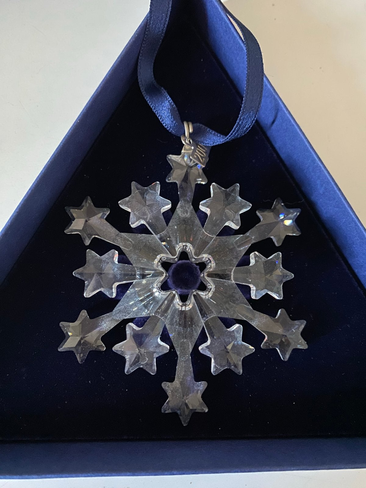 Swarovski Kerstornament 2004 Sneeuwvlok, Verzamelen, Ophalen of Verzenden, Zo goed als nieuw, Huisaccessoire