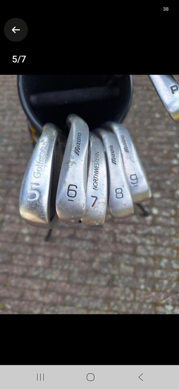 Beginnersset met o.a. Mizuno en Golfsmith, Sport en Fitness, Golf, Ophalen, Gebruikt, Club, Mizuno