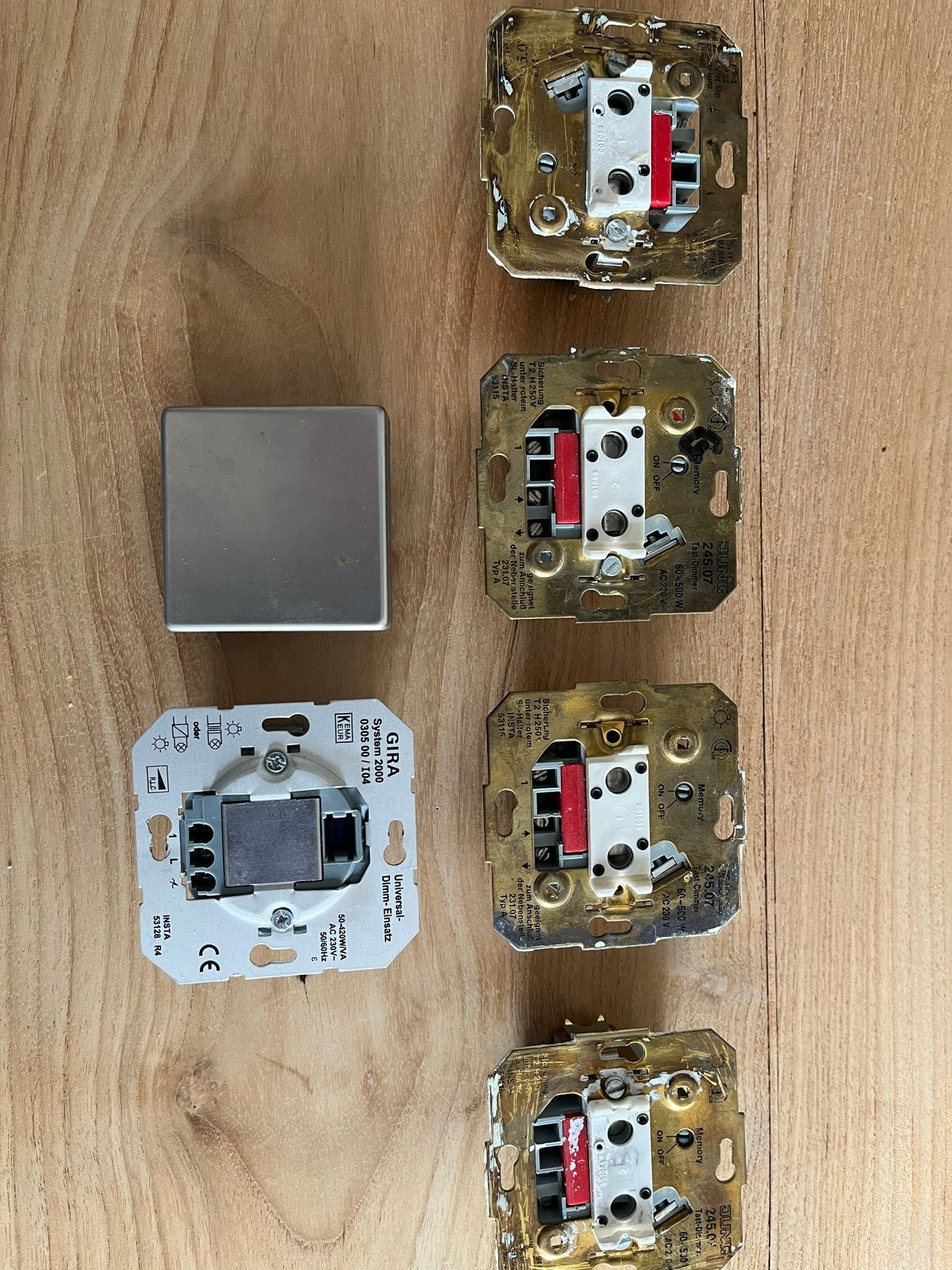 Gira Dimmers en Schakelaars ., Ophalen of Verzenden, Gebruikt, Gira, Dimmer