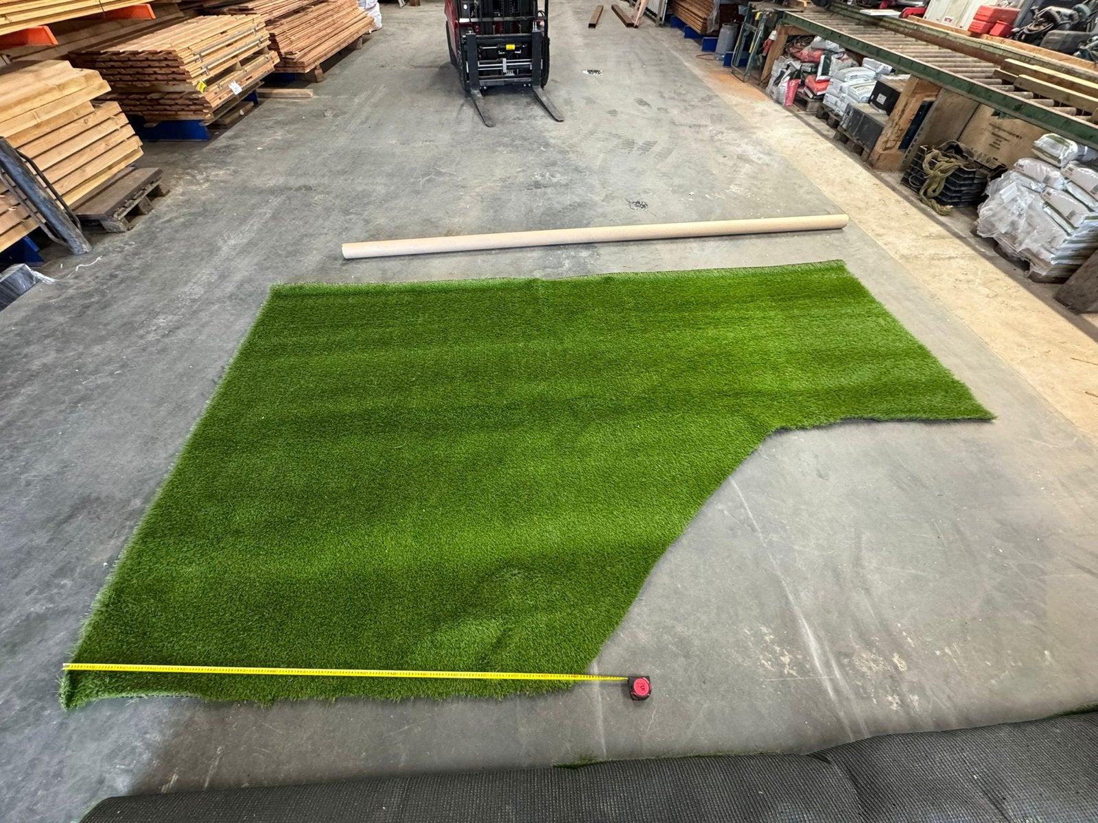 Kunstgras nieuw, Ophalen, Gebruikt, Minder dan 10 m², Kunstgras