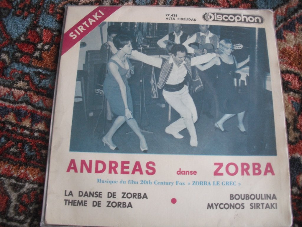 Andreas Zorba - Ep Sirtaki., Cd's en Dvd's, Vinyl Singles, EP, Ophalen of Verzenden, EP