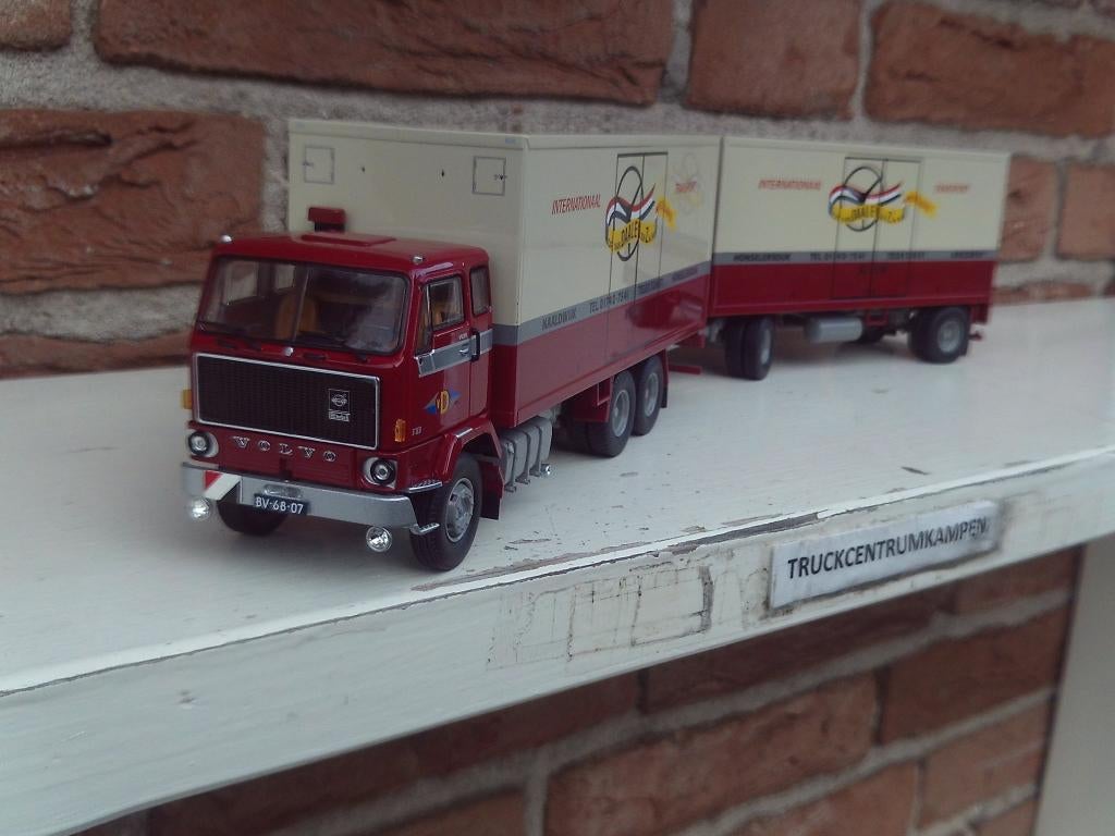 Tekno  Volvo  F89  van  van  Daalen., Hobby en Vrije tijd, Modelauto's | 1:50, Ophalen of Verzenden, Nieuw, Bus of Vrachtwagen