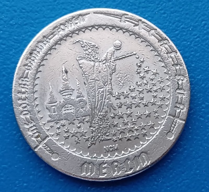 1 Dollar Gaming Token Excalibur Casino, Merlin Las Vegas, Verzenden, Overige materialen, Nederland
