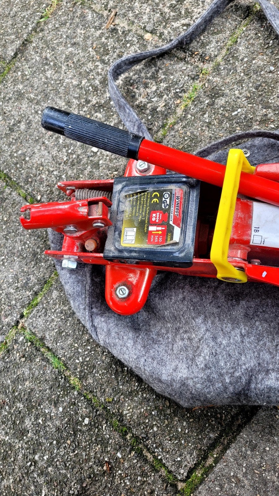 autokrik, Ophalen, Gebruikt, Hydraulisch, Garagekrik