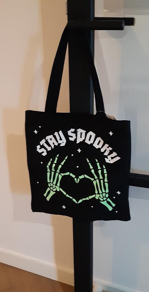 Tas nieuw zwart Stay Spooky, Ophalen, Nieuw
