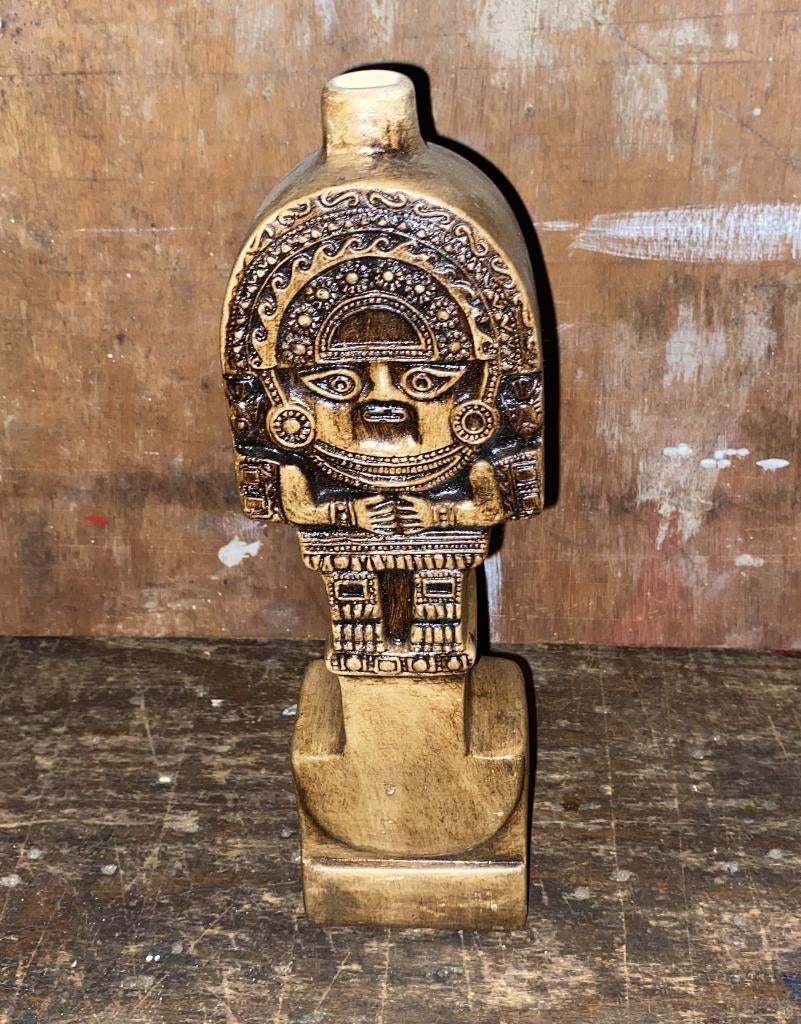 Leuke Inca Tumi Fles - vintage brocante landelijk indiaan, Antiek en Kunst, Ophalen of Verzenden