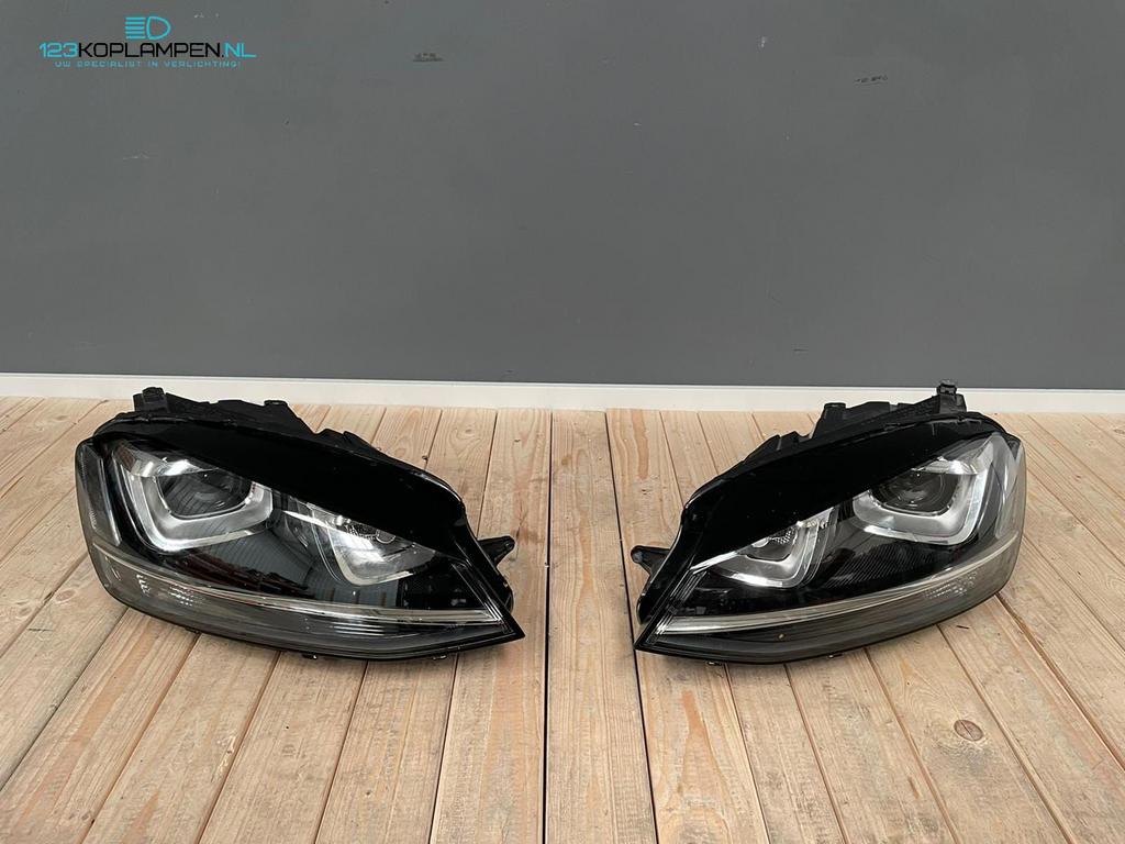 VW Volkswagen Golf 7 R Xenon Led 033B koplamp koplampen link, Gebruikt, -, Volkswagen, -