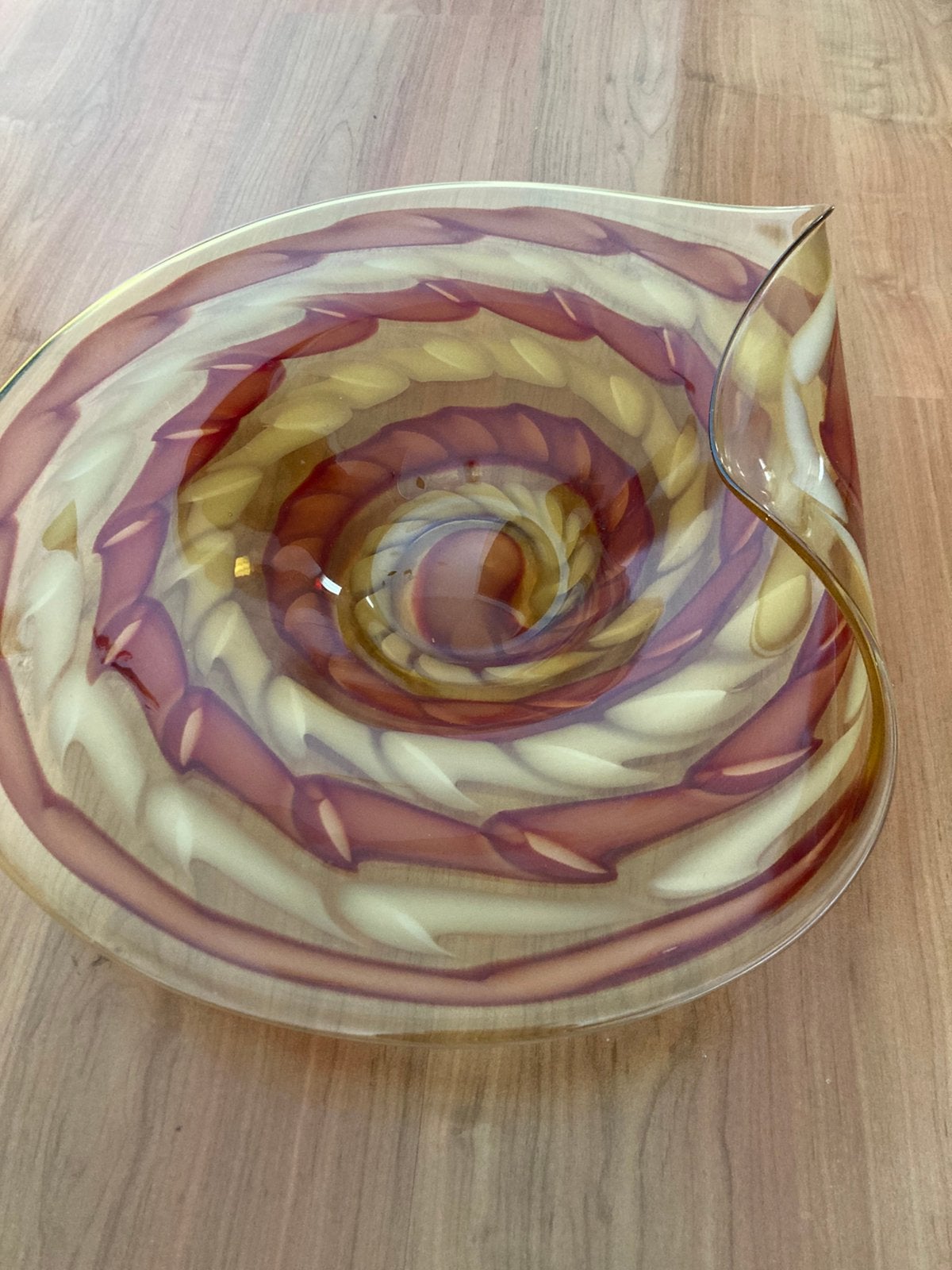 Decoratieve schaal, Ophalen, Schaal, Rond, Glas