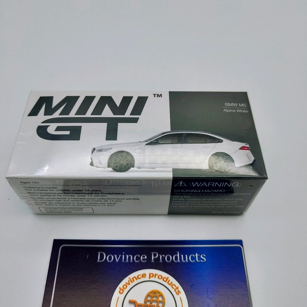 Mini GT BMW M5 (G90) Alpine White 1:64, Ophalen of Verzenden, Nieuw, Auto
