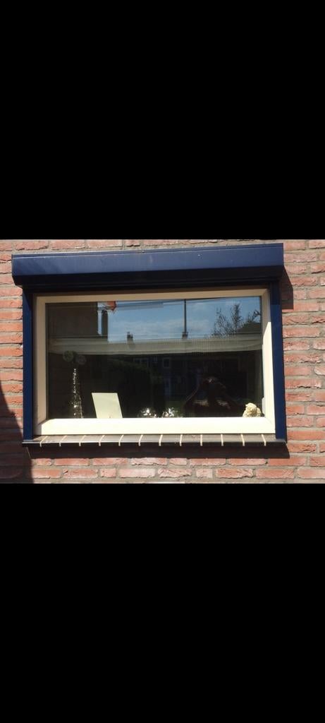 Rolluik met raam kunstof kozijn  Zo goed als nieuw, Ophalen, Overige kleuren, 150 tot 200 cm, Zo goed als nieuw