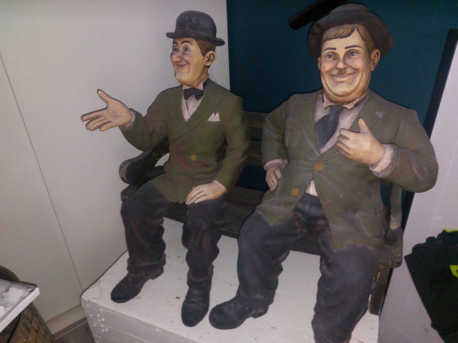 Laurel en Hardy beeld., Ophalen