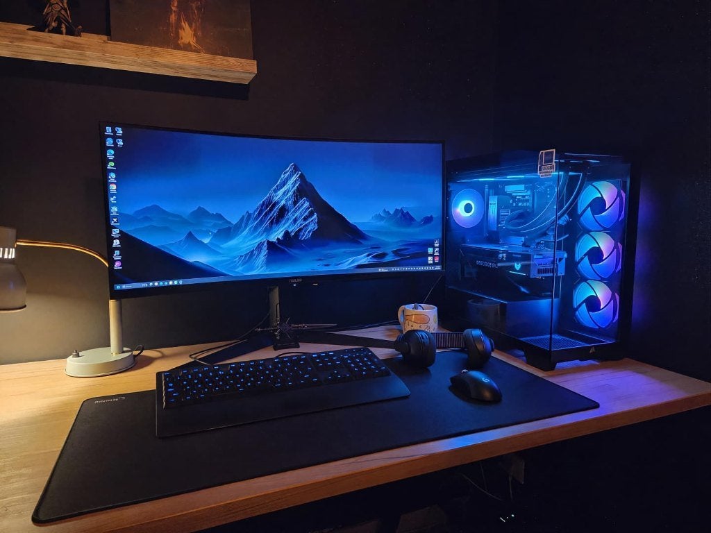 Game PC - Ryzen 9800X3D - RTX 4070 Super - 32GB - 34" 180Hz, Ophalen, 1.5TB, 32 GB, Zelf gebouwde pc