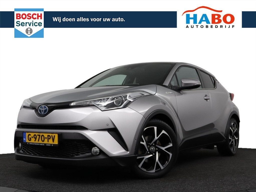 Toyota C-HR 1.8 HYBRID DYNAMIC CVT AUTOMAAT ECC/CRUISE/NAV/C, Auto's, Automaat, Stof, 98 pk, SUV of Terreinwagen