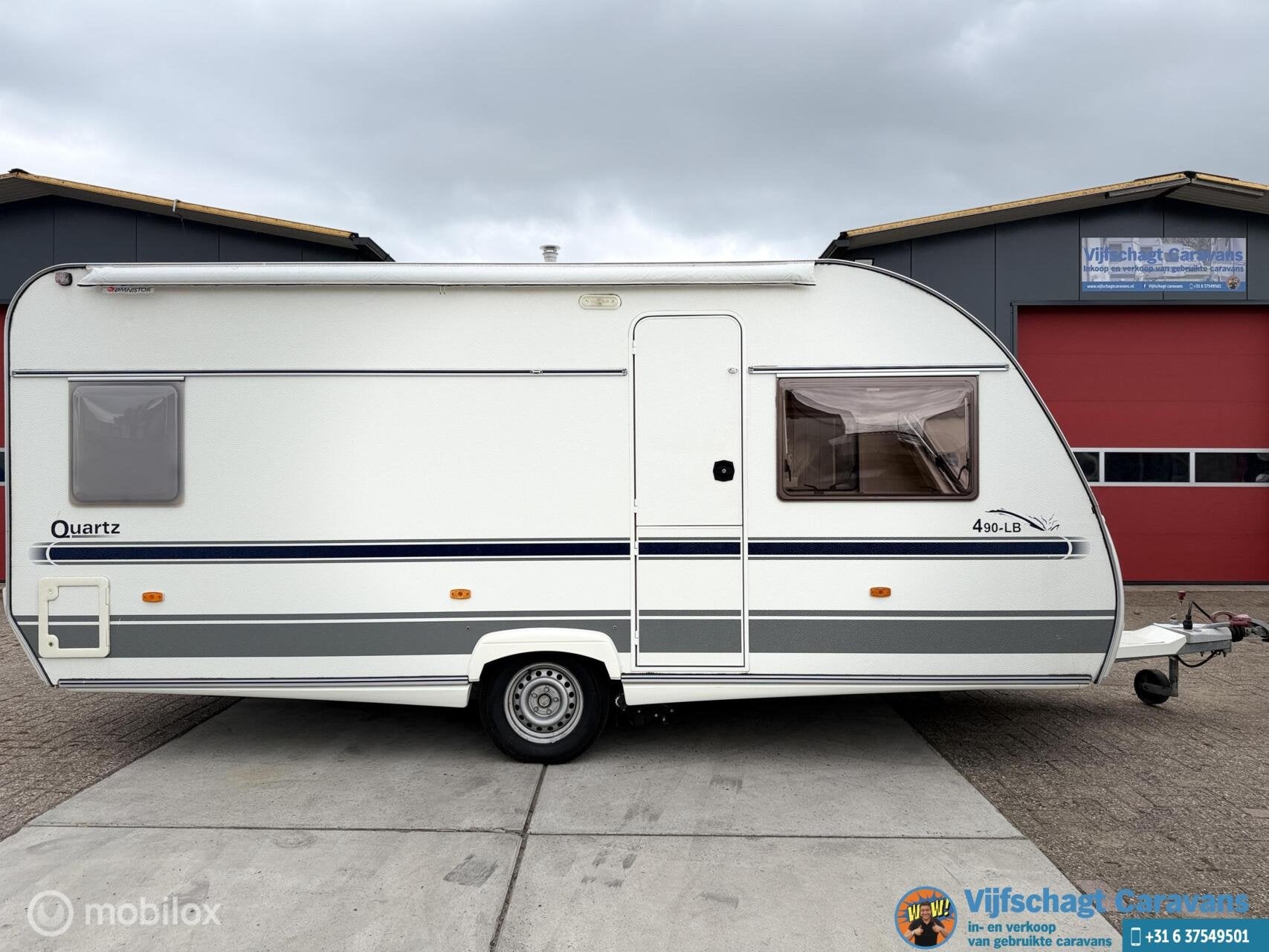 Beyerland Quartz 490-LB incl voortent,zakluifel, mover, Bedrijf, 6 tot 7 meter, Beyerland, Tot en met 4