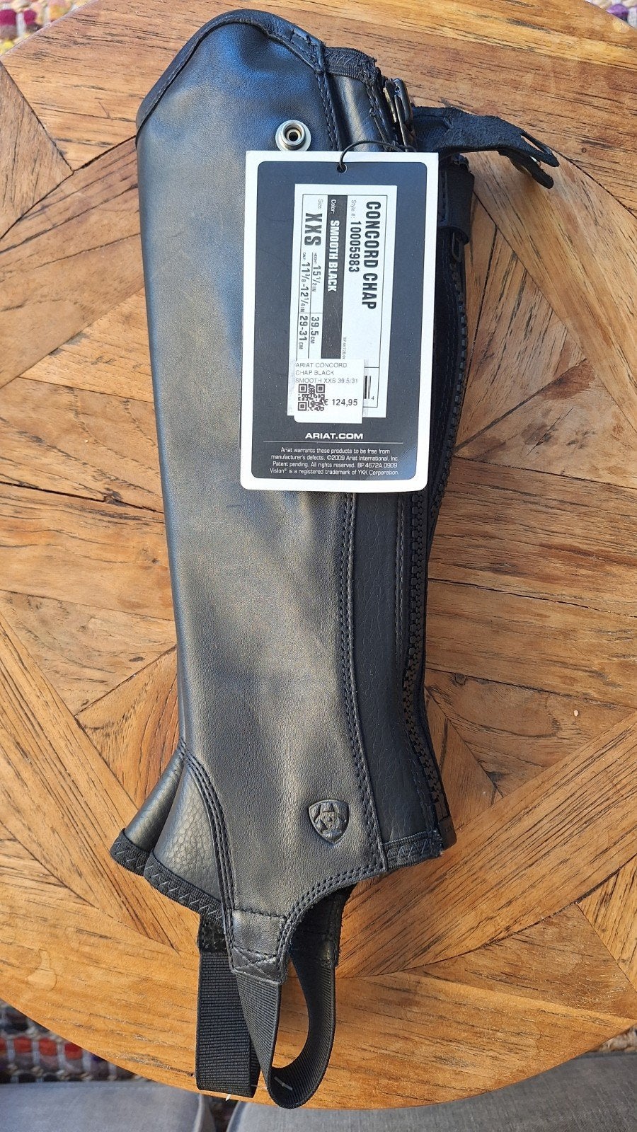 Leren chaps Ariat concord mt xxs, Ophalen of Verzenden, Nieuw, Dressuur, Schoeisel