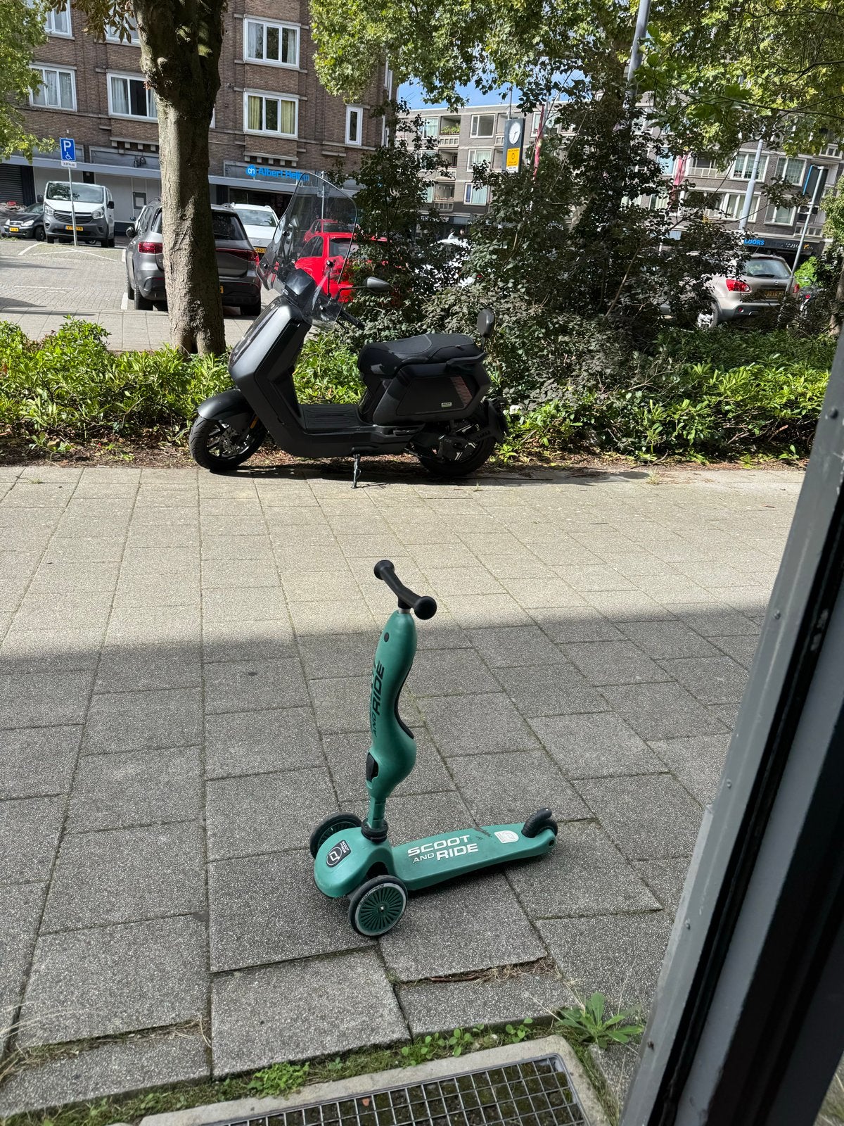 Scoot and Ride Highwaykick 1 - Groene Step, Ophalen of Verzenden, Zo goed als nieuw, Gewone step