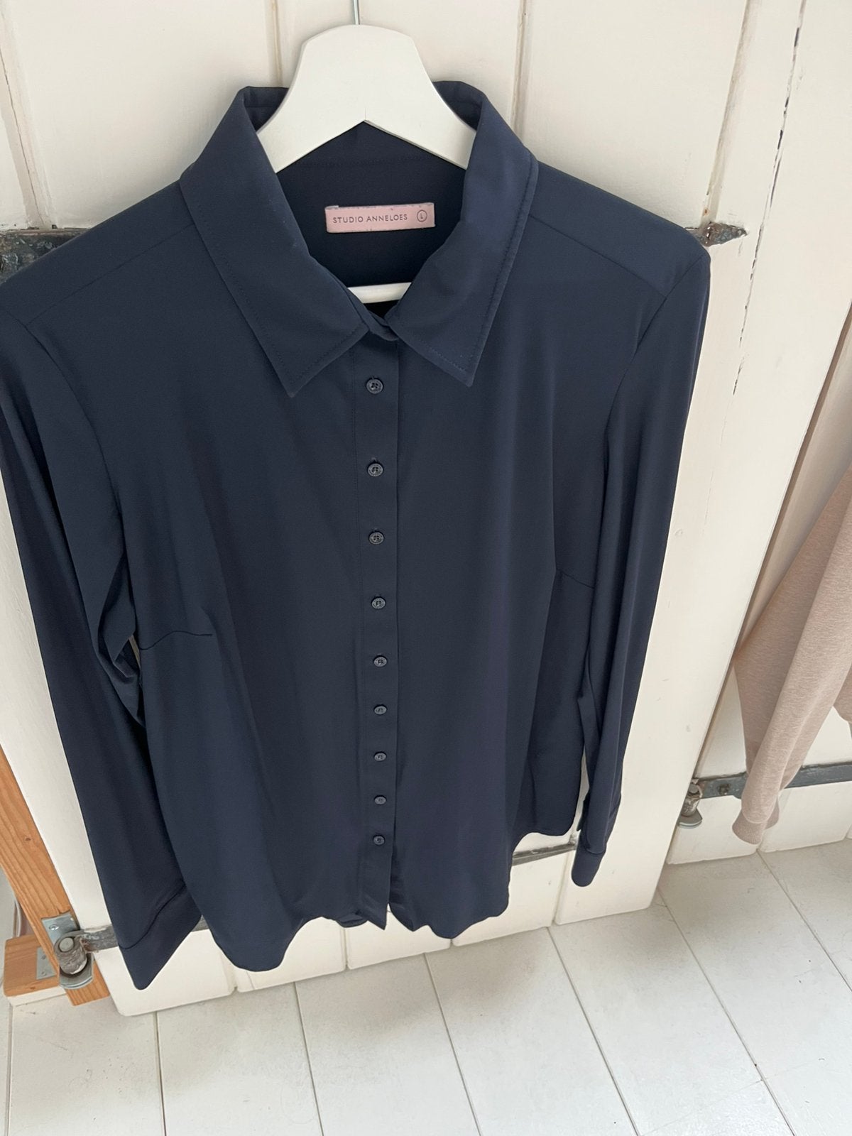 Studio Anneloes Blouse Navy L, Ophalen, Zo goed als nieuw, Maat 38/40 (M), Blauw