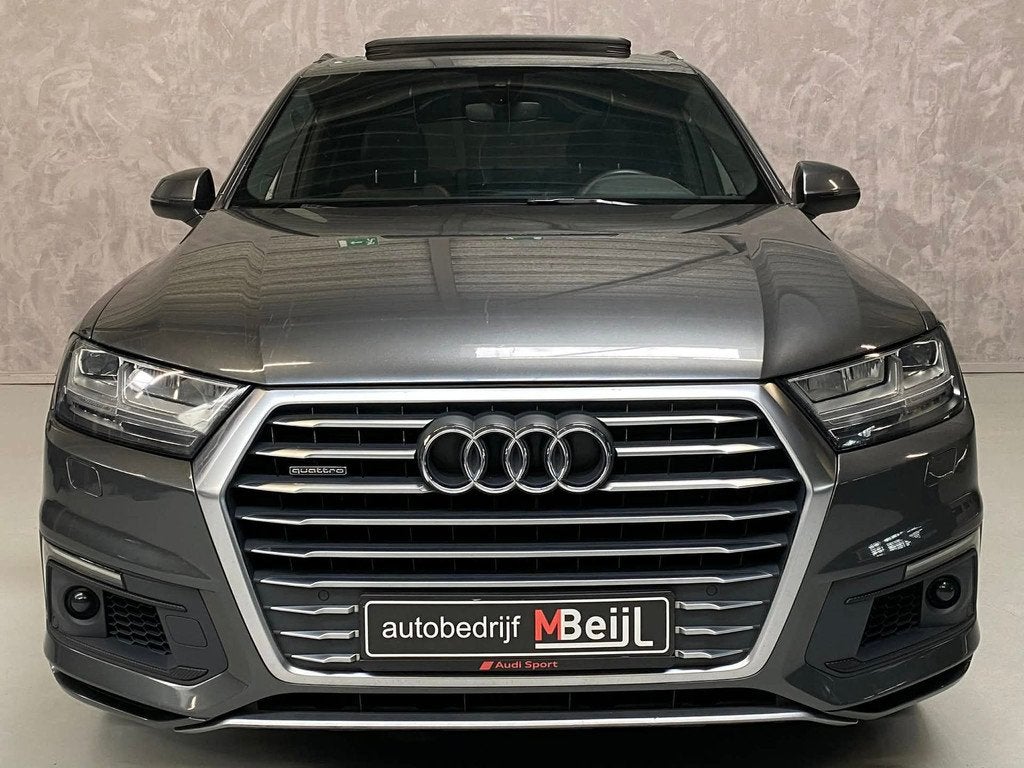 Audi Q7 3.0 TDI e-tron quattro Sport /Pano /Camera /Trekhaak, Auto's, Audi, Automaat, Gebruikt, Euro 6, 259 pk
