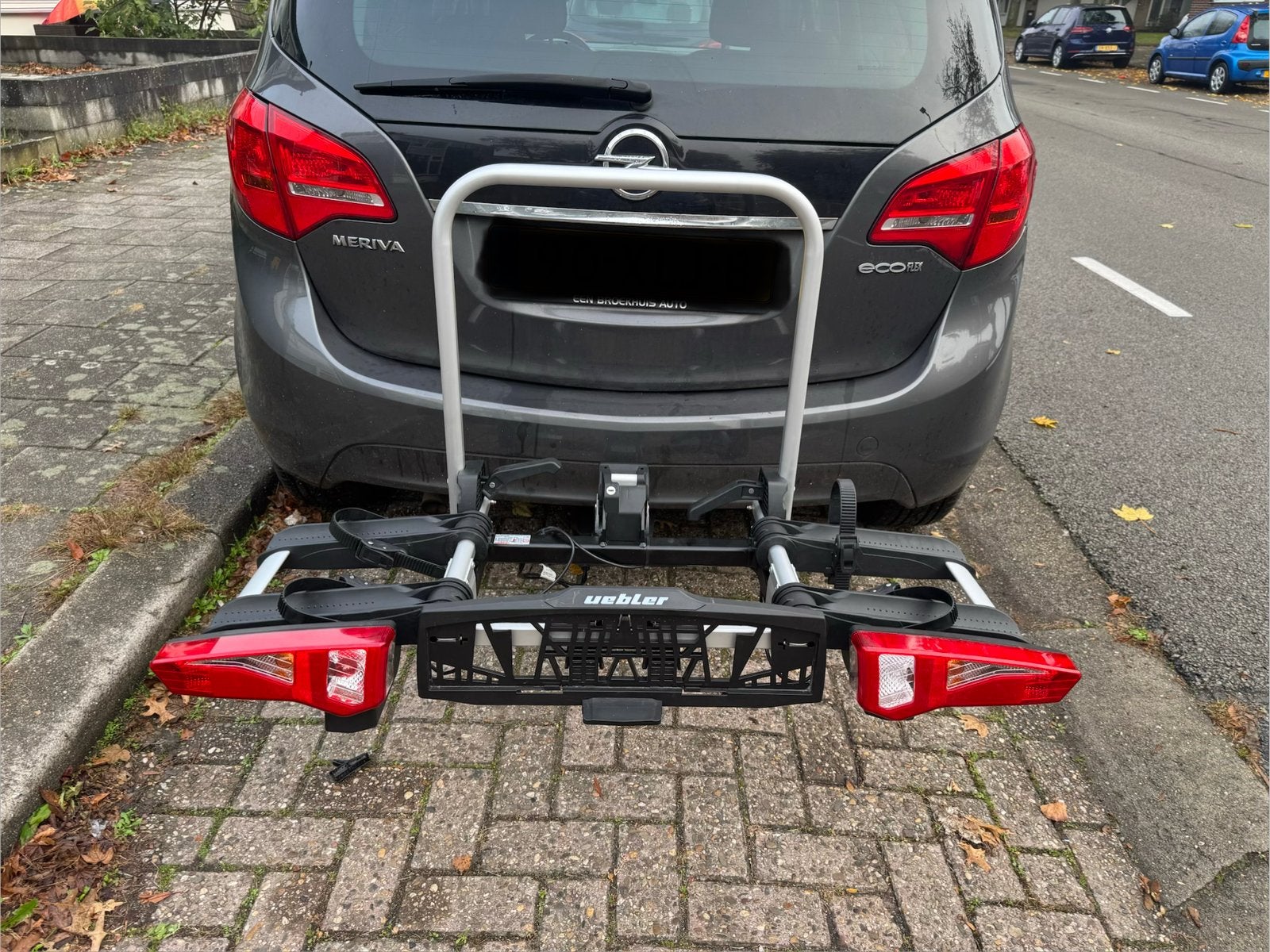 Uebler i21 fietsendragen zgan met tas en boek, Auto diversen, Ophalen of Verzenden, Zo goed als nieuw, Trekhaakdrager