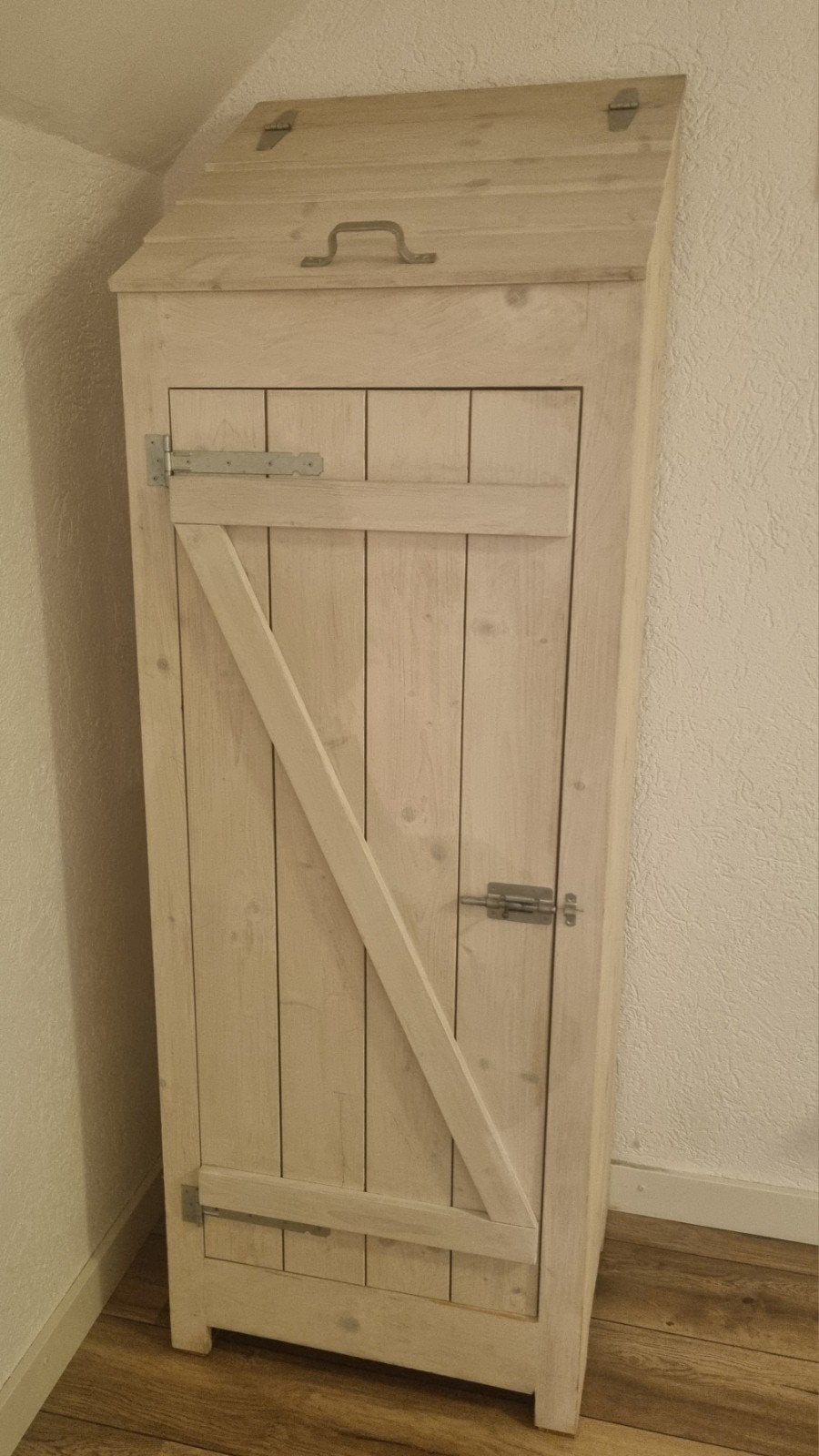 super leuke houten strand kast, Ophalen, Gebruikt, Kast, 50 tot 70 cm