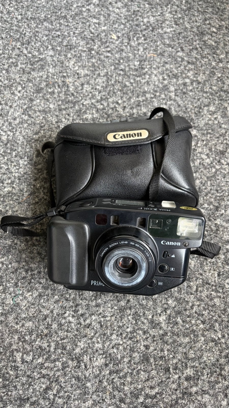 Canon Prima Zoom F 39-85mm Compact Camera, Ophalen of Verzenden, Gebruikt, Compact, Canon