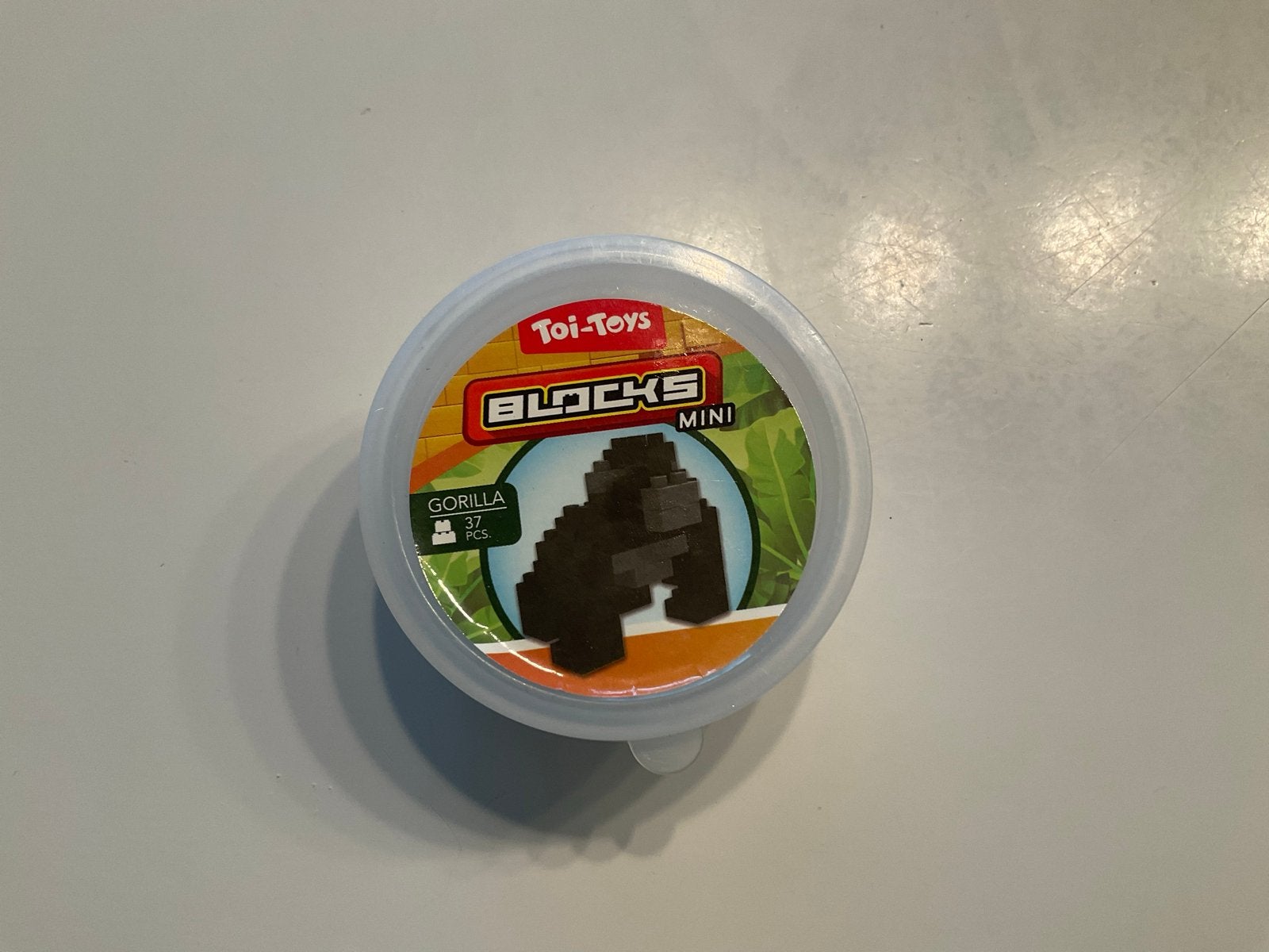 Toi-Toys Blocks Mini Gorilla - 37 stuks, Kinderen en Baby's, Speelgoed | Bouwstenen, Ophalen, Nieuw, Overige merken