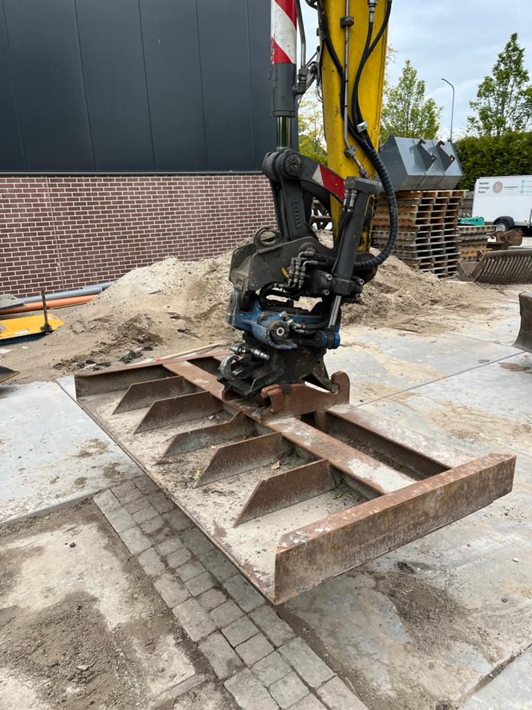 Vlakraam 200cm CW10 voor graafmachine, Ophalen of Verzenden, Gebruikt