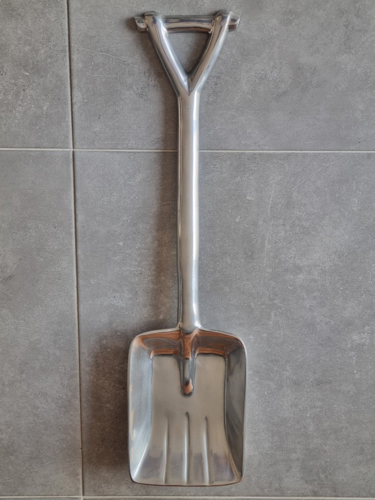decoratie schep  aluminium  75cm., Ophalen, Zo goed als nieuw, Zilver, Metaal